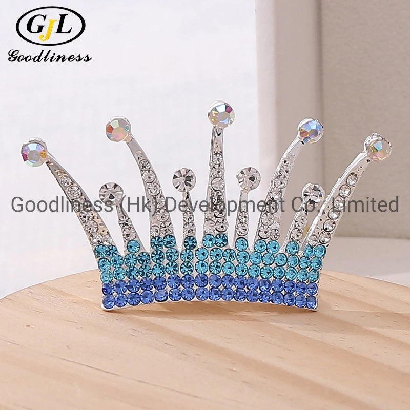 Sparkling Rhinestone Kids Baby Birthday Party Decorations Tiara Crown Hair Combs Fashion Hair Accessories