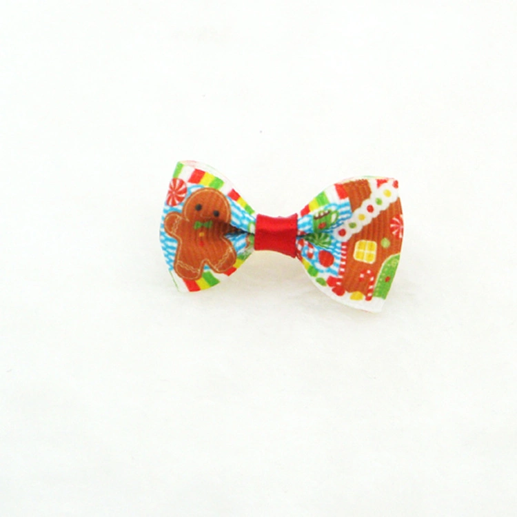 Christmas Pet Cute Bowtie Elastic Band Dog Hair Decorations Accessories